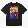Messi Goat in FC Barcelna Premium T-Shirt Make Every Kick Count in Match Day Hype around FIFA World Cup 2026 Group Stage, Cristiano Ronaldo, Haaland and CR7, Argentina, Worldwide Fan Energy, Dramatic Goals, Stadium Lights and Championship