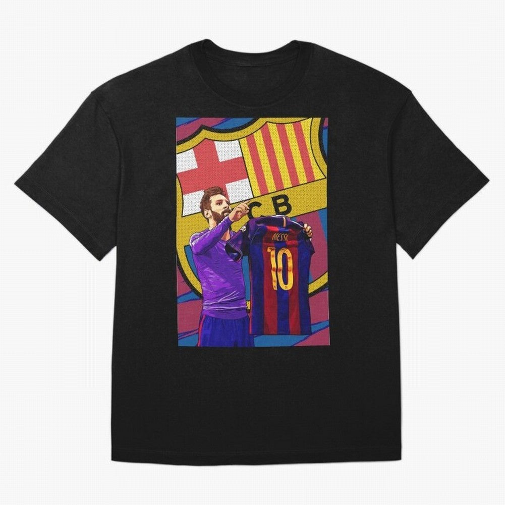 Messi Goat in FC Barcelna Premium T-Shirt Make Every Kick Count in Match Day Hype around FIFA World Cup 2026 Group Stage, Cristiano Ronaldo, Haaland and CR7, Argentina, Worldwide Fan Energy, Dramatic Goals, Stadium Lights and Championship