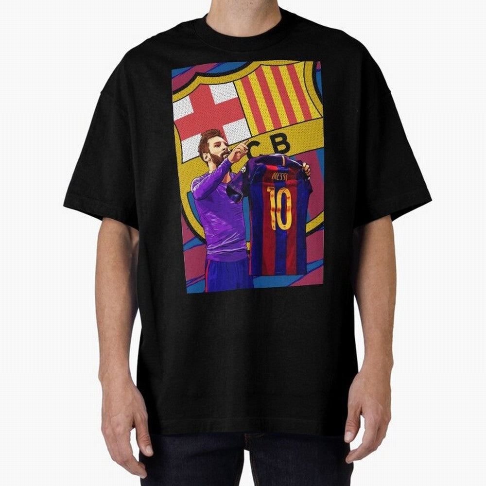 Messi Goat in FC Barcelna Premium T-Shirt Make Every Kick Count in Match Day Hype around FIFA World Cup 2026 Group Stage, Cristiano Ronaldo, Haaland and CR7, Argentina, Worldwide Fan Energy, Dramatic Goals, Stadium Lights and Championship