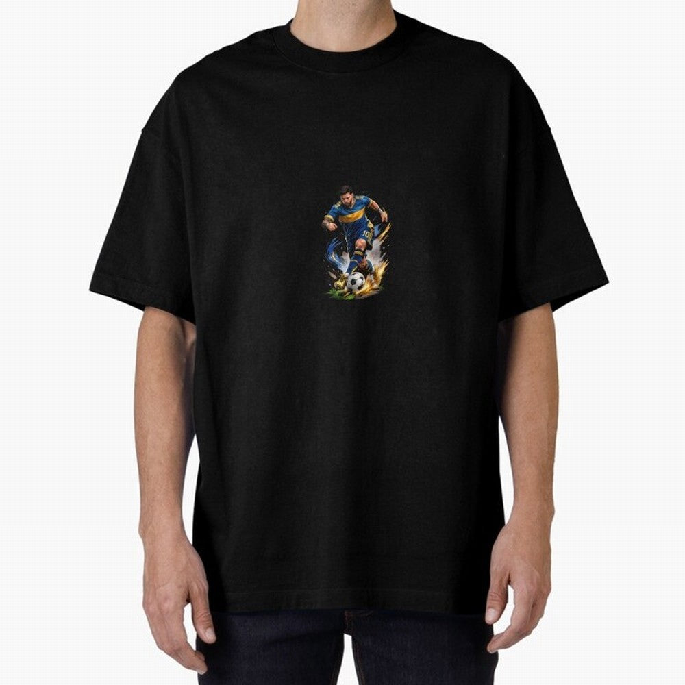 Messi Footballer Premium T-Shirt Show Love for Legendary Goals in the FIFA World Cup 2026 Group Stage Journey through Messi, CR7 and Mbappe Highlights, Argentina and Brazil Pride, Worldwide Fan Energy, Dramatic Goals, Stadium Lights and