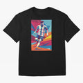 Messi in action Graphic poster design Premium T-Shirt Show Championship Spirit for Global Football Passion for FIFA World Cup 2026, Built around Neymar, Haaland and Cristiano Ronaldo, Argentina and Brazil, Stadium Chants, National Pride, Trophy