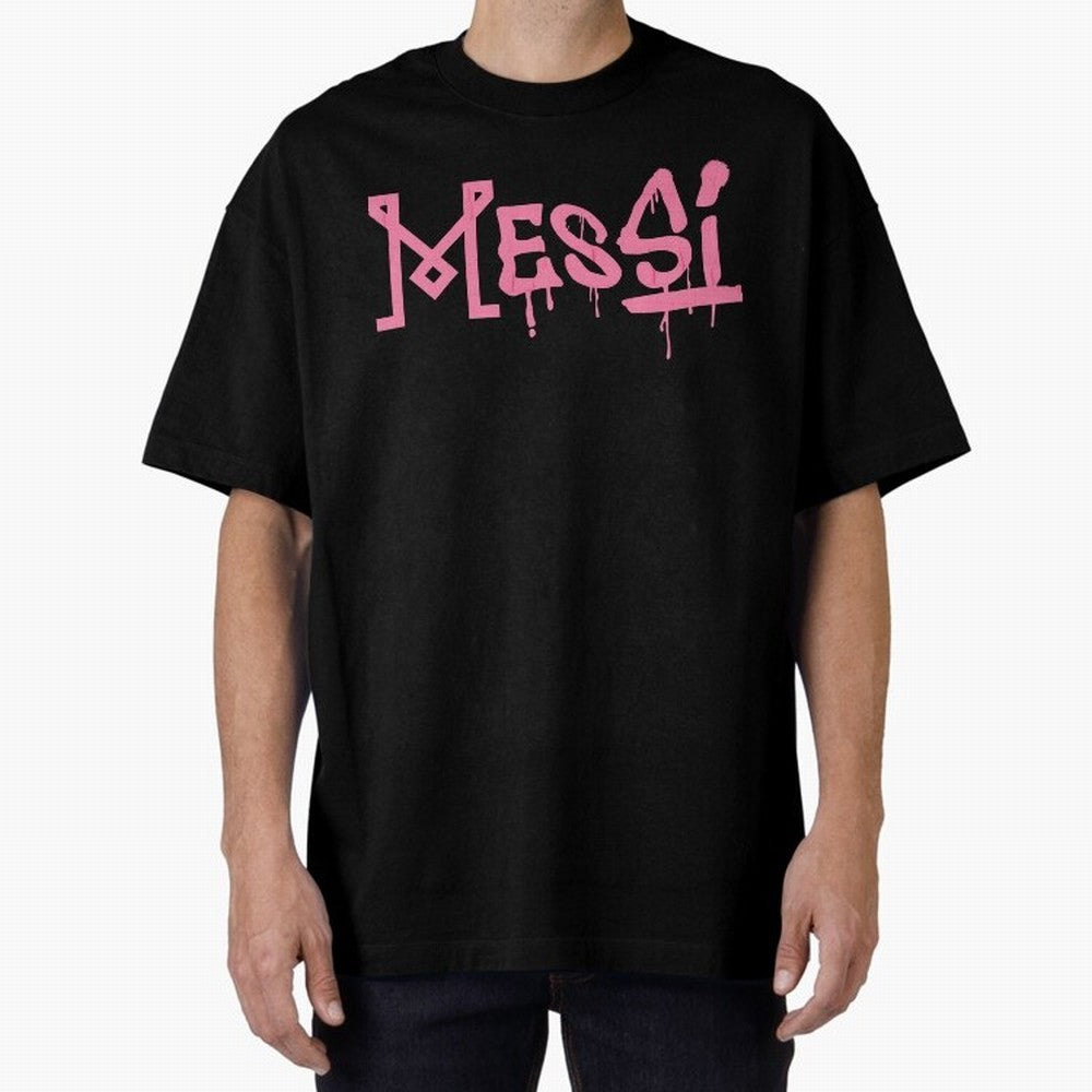 Messi Graffiti Inter Miami Premium T-Shirt Make the Season About Global Football Passion for FIFA World Cup 2026 USA Canada Mexico, with Haaland, Spain and Netherlands, Game Day Rituals, Football Legends, Country Pride and the Road to the Final;