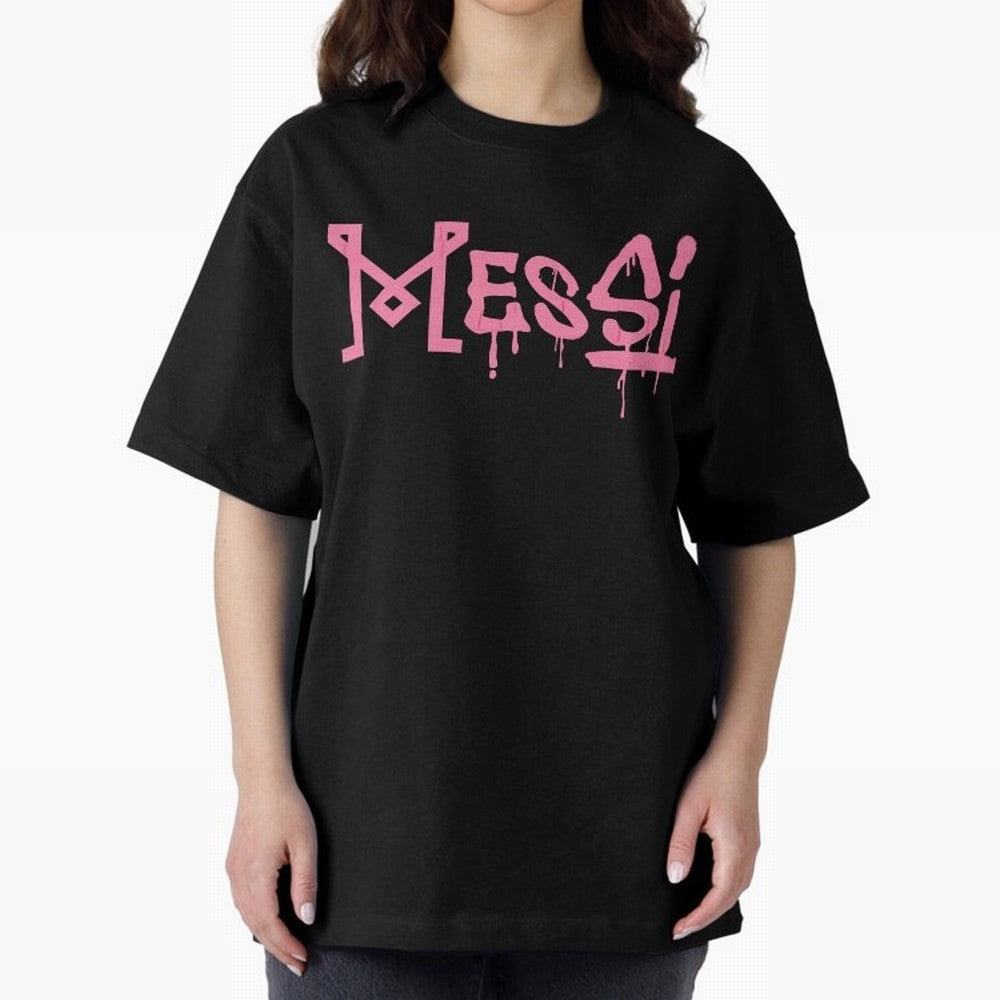 Messi Graffiti Inter Miami Premium T-Shirt Make the Season About Global Football Passion for FIFA World Cup 2026 USA Canada Mexico, with Haaland, Spain and Netherlands, Game Day Rituals, Football Legends, Country Pride and the Road to the Final;