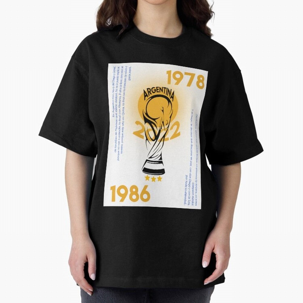 WORLD CHAMPIONS ARGENTINA Premium T-Shirt Celebrate Every Goal in FIFA World Cup 2026 Spirit, Capturing England and Germany, Cristiano Ronaldo, Fan Favorite Moments, National Team Passion, Big Match Drama and Soccer History; Made for Collectors Who