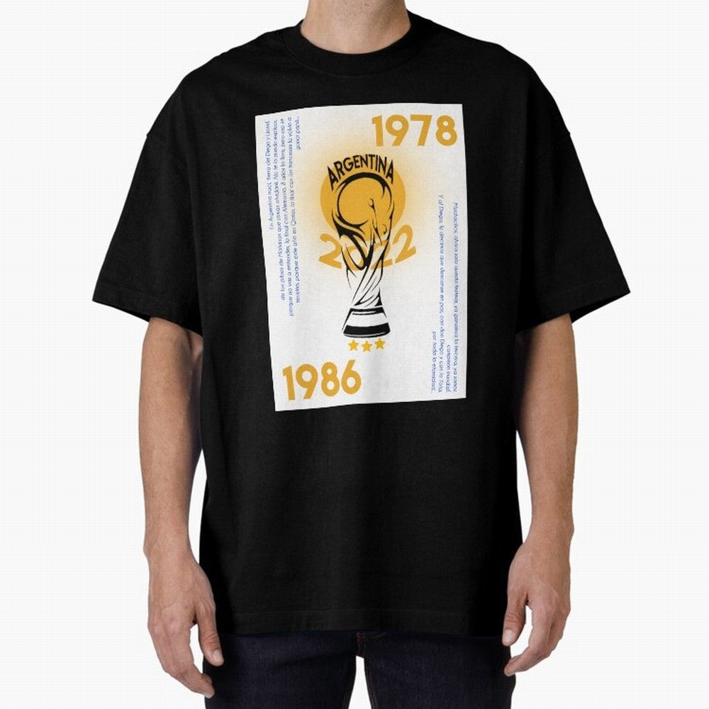 WORLD CHAMPIONS ARGENTINA Premium T-Shirt Celebrate Every Goal in FIFA World Cup 2026 Spirit, Capturing England and Germany, Cristiano Ronaldo, Fan Favorite Moments, National Team Passion, Big Match Drama and Soccer History; Made for Collectors Who