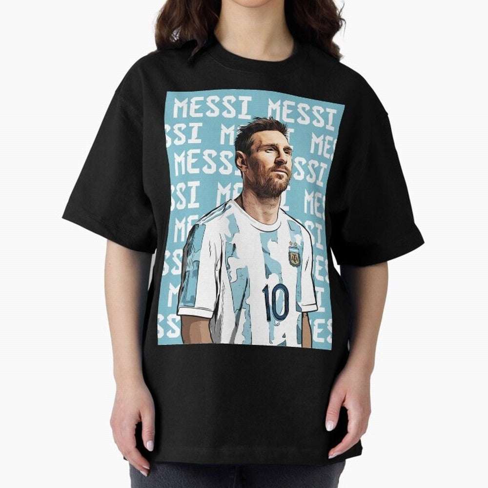 Lionel Messi Premium T-Shirt Create FIFA World Cup 2026 for Fans of Neymar, Haaland and Cristiano Ronaldo and Brazil, Portugal and Argentina, Bringing Supporter Pride, Iconic Celebrations, Legendary Names and Global Match Day Energy; Ideal for
