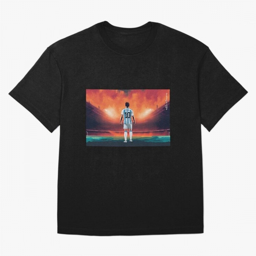 Lionel Leo Messi Premium T-Shirt Bring Home Global Football Passion for FIFA World Cup 2026, Connected to Haaland, Portugal, Spain and Germany, Retro Football Energy, Iconic Rivalries, Trophy Chase Drama and Stadium Atmosphere; Made for Collectors