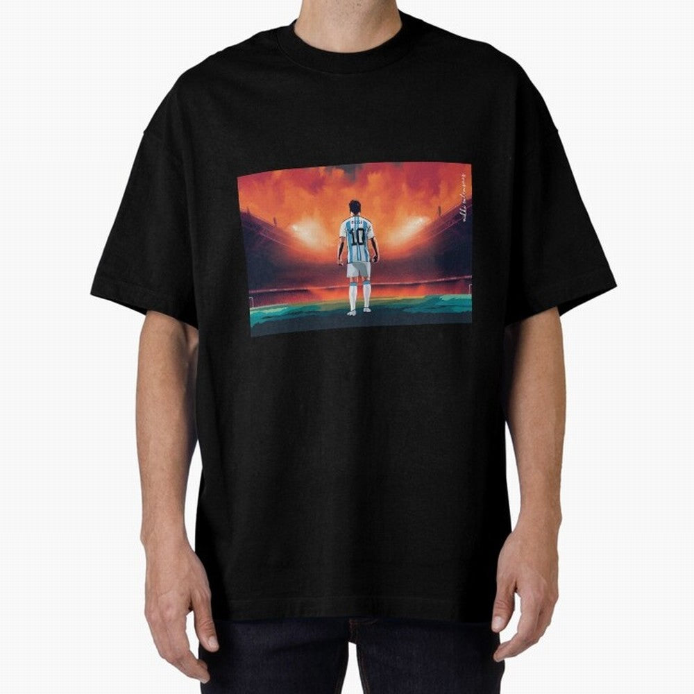 Lionel Leo Messi Premium T-Shirt Bring Home Global Football Passion for FIFA World Cup 2026, Connected to Haaland, Portugal, Spain and Germany, Retro Football Energy, Iconic Rivalries, Trophy Chase Drama and Stadium Atmosphere; Made for Collectors