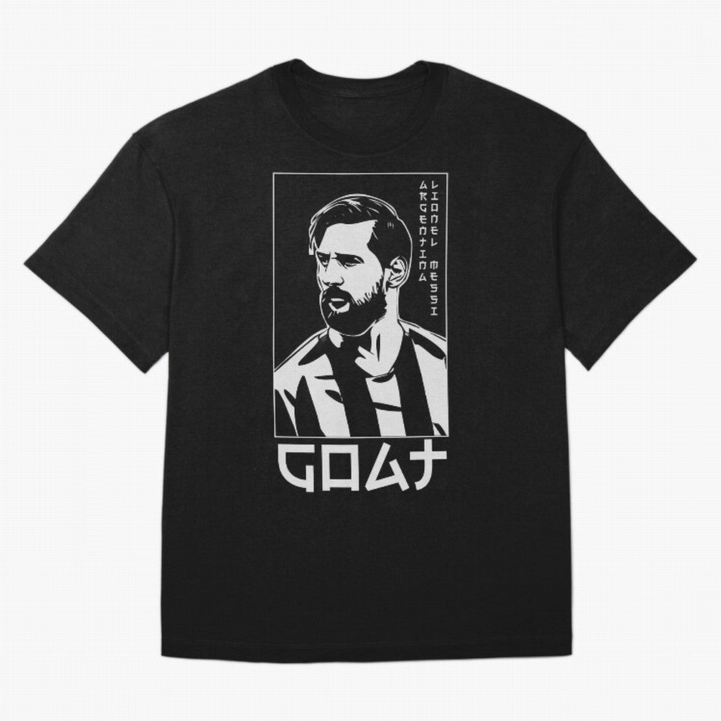 Lionel Messi Japanese Style Portrait art illustration Premium T-Shirt Celebrate Global Passion for the FIFA World Cup 2026 USA Canada Mexico Journey through Neymar Highlights, Spain and Netherlands Pride, Football Festival Excitement, Trophy