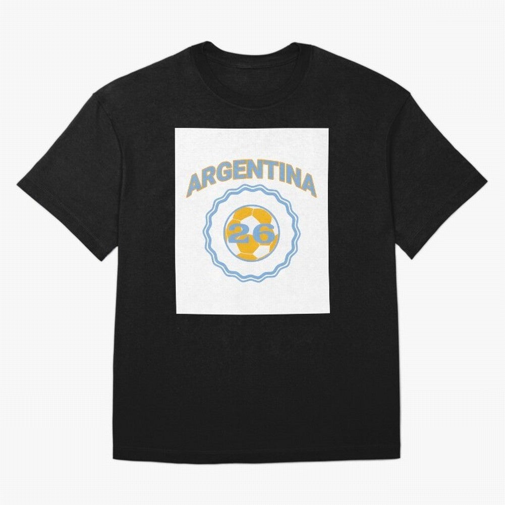 Argentina 2026 world cup soccer badge Premium T-Shirt Keep Football History Alive during Match Day Hype around FIFA World Cup 2026, Haaland, Argentina, Tournament Hype, Historic Matchups, Family Viewing Parties and Global Sports Pride; Ideal for