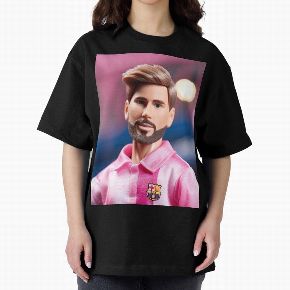 If Messi were a Barbie doll... Graphic T-Shirt Celebrate Soccer Greatness during FIFA World Cup 2026 Spirit, Made for Germany, Cristiano Ronaldo, Supporter Pride, Iconic Celebrations, Legendary Names and Global Match Day Energy; Great for Watch