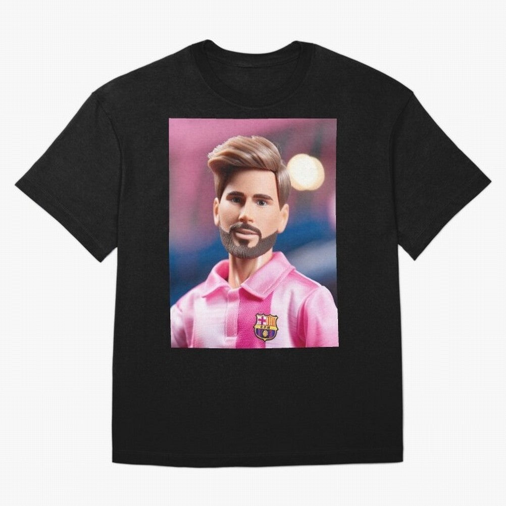 If Messi were a Barbie doll... Graphic T-Shirt Celebrate Soccer Greatness during FIFA World Cup 2026 Spirit, Made for Germany, Cristiano Ronaldo, Supporter Pride, Iconic Celebrations, Legendary Names and Global Match Day Energy; Great for Watch