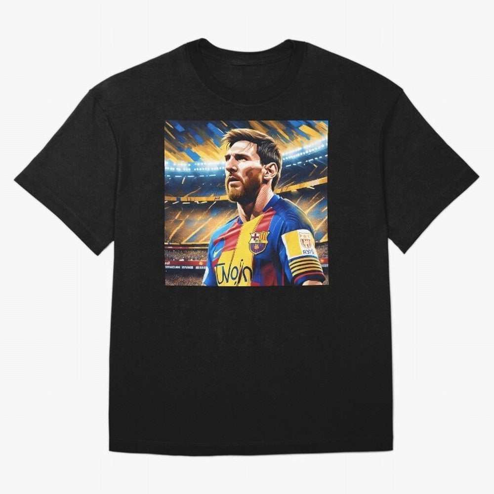 Lionel Messi Premium T-Shirt Honor the Beautiful Game during Match Day Hype around FIFA World Cup 2026, Neymar, Haaland and Cristiano Ronaldo, Netherlands, Stadium Memories, Football Loyalty, International Chants and Championship Tradition; Perfect
