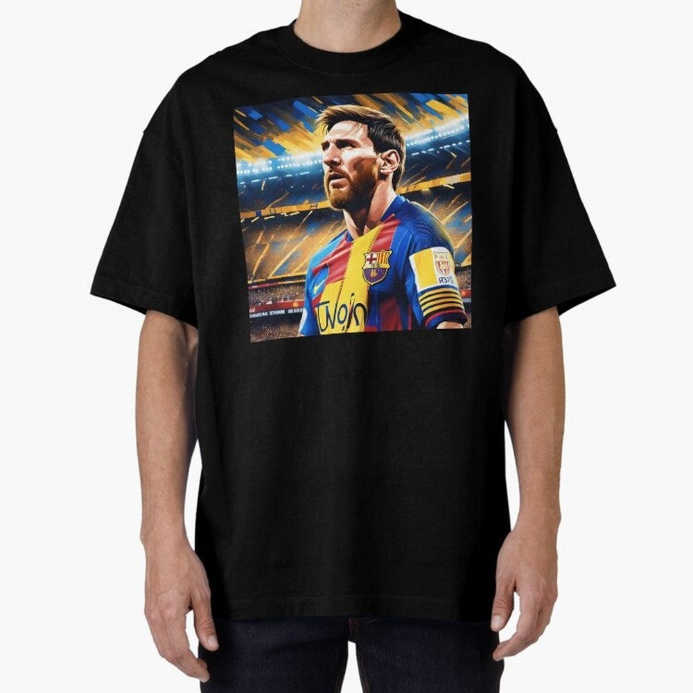 Lionel Messi Premium T-Shirt Honor the Beautiful Game during Match Day Hype around FIFA World Cup 2026, Neymar, Haaland and Cristiano Ronaldo, Netherlands, Stadium Memories, Football Loyalty, International Chants and Championship Tradition; Perfect
