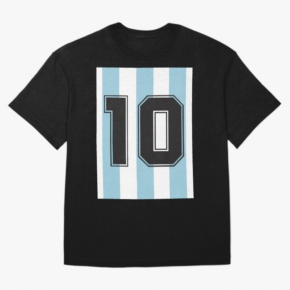 10 Argentina Classic T-Shirt Show Your Tournament Heart for FIFA World Cup 2026 Group Stage Spirit, Made for Argentina and Brazil, Mbappe and Neymar, Vintage Soccer Flavor, Modern Football Stars, National Flags and Final Night Emotion; Perfect for