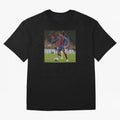 The Magician Ronaldinho Classic T-Shirt Carry National Pride through Global Football Passion for FIFA World Cup 2026, Centered on Messi, CR7 and Mbappe, Germany, Retro Football Energy, Iconic Rivalries, Trophy Chase Drama and Stadium Atmosphere;