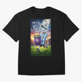 Messi 10 & Mate Magic ¨C The Soul of Argentine Football - Argentina Football Mate Mascot - Messi 10 Soccer Fan Art Oversized T-Shirt Celebrate Classic Football Spirit in the FIFA World Cup 2026 Group Stage Journey through Neymar Highlights,