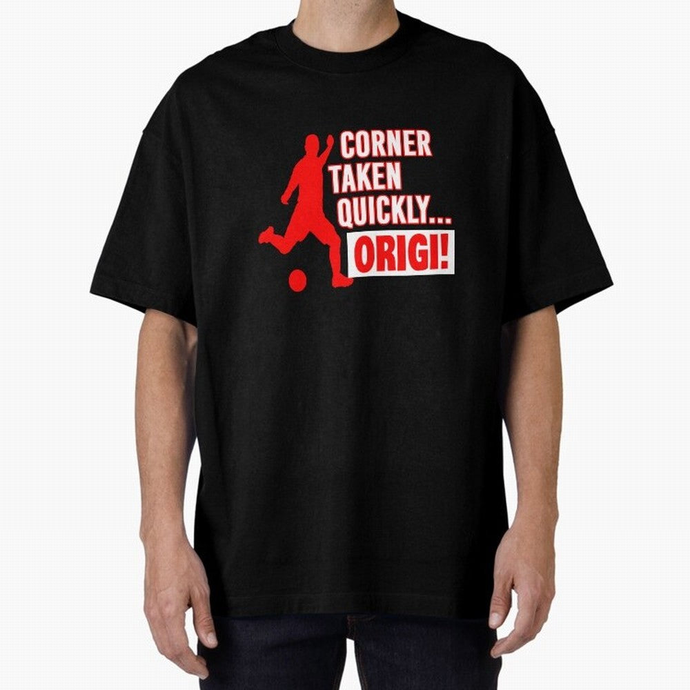 Corner Taken Quickly Origi (Red) Essential T-Shirt Feel the FIFA World Cup 2026 Group Stage Journey through Messi and Cristiano Ronaldo Highlights, Argentina and Brazil Pride, Match Day Excitement, Supporter Culture, Golden Goals and Global