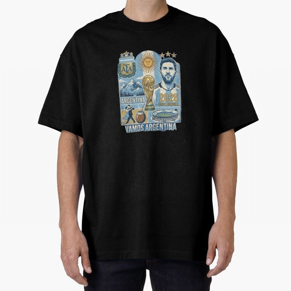 Argentina 2026 ¨C Copa Mundial Spirit Classic T-Shirt Celebrate Football Dreams Across FIFA World Cup 2026 USA Canada Mexico for Fans of Messi, CR7 and Mbappe and Portugal, Bringing Fan Favorite Moments, National Team Passion, Big Match Drama and
