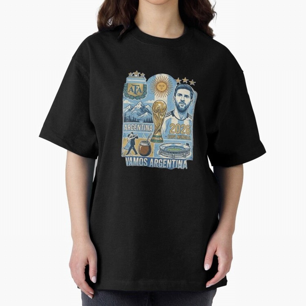 Argentina 2026 ¨C Copa Mundial Spirit Classic T-Shirt Celebrate Football Dreams Across FIFA World Cup 2026 USA Canada Mexico for Fans of Messi, CR7 and Mbappe and Portugal, Bringing Fan Favorite Moments, National Team Passion, Big Match Drama and
