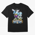 Cancha & Mate Dreams ¨C Argentina Football Heritage - Argentina Football Mate Mascot - Messi 10 Soccer Fan Art Classic T-Shirt Stand with Match Day Hype around FIFA World Cup 2026, Messi and Cristiano Ronaldo, Netherlands, Match Day Excitement,