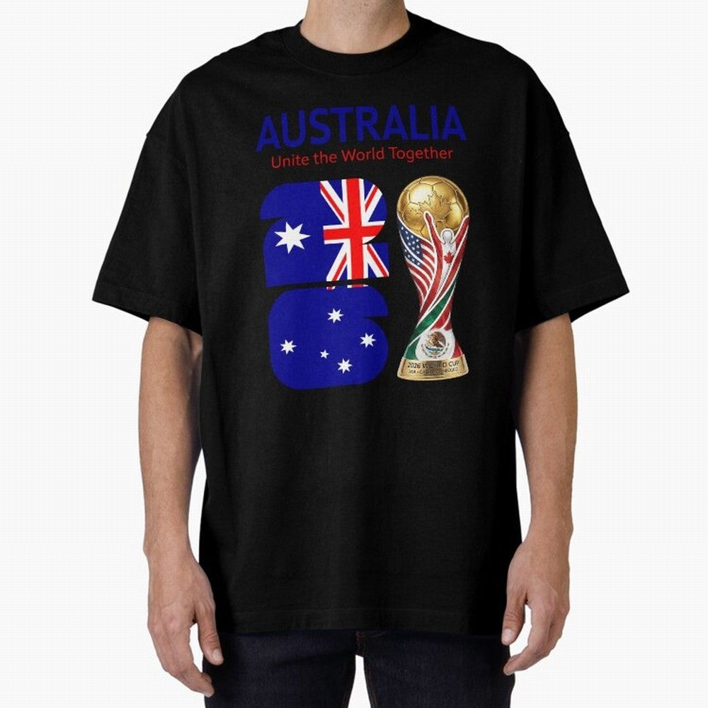 World Cup 2026, AUSTRALIA Classic T-Shirt Celebrate Golden Goal Energy in FIFA World Cup 2026 Group Stage for Fans of Messi and France and Portugal, Bringing Sports Nostalgia, International Competition, Famous Players and Unforgettable Victories;