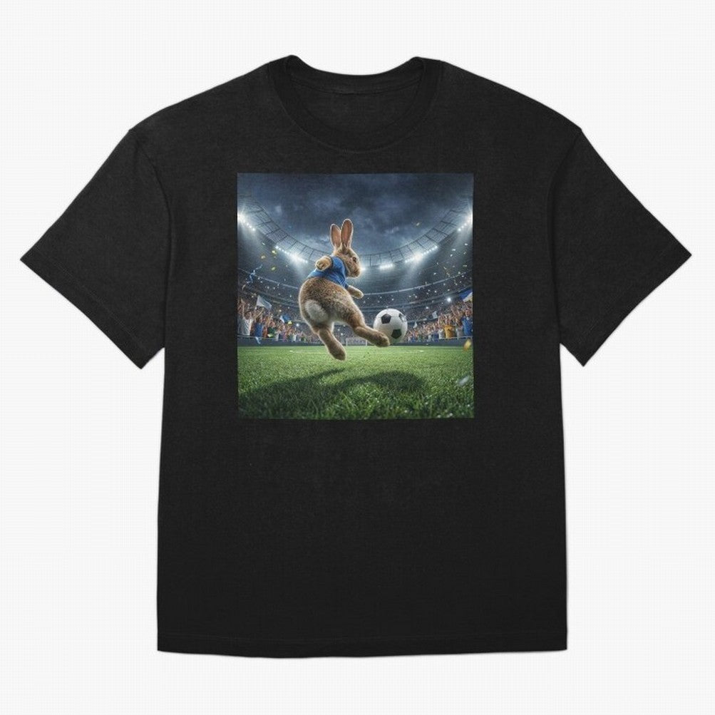 Rabbit Is Veritable Messi on the Soccer Pitch Oversized T-Shirt Support FIFA World Cup 2026 Group Stage Spirit, Built around Argentina and Brazil, Cristiano Ronaldo, Football Passion, Legendary Performances, Festival Vibes and Supporter Community;