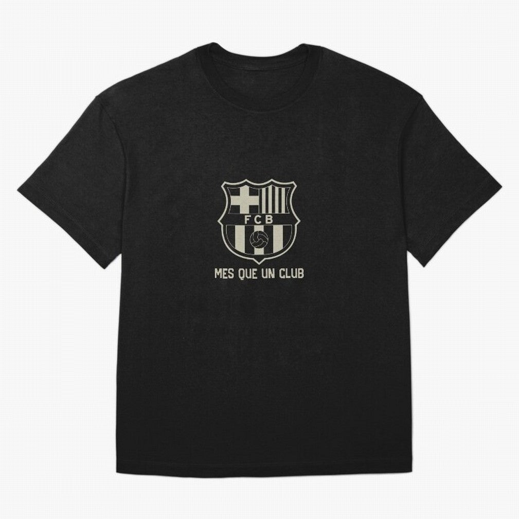 Barcelona Mes Que Un Club Classic T-Shirt Capture Stadium Memories from FIFA World Cup 2026 USA Canada Mexico Highlighting Messi and Cristiano Ronaldo, Germany Energy, Sports Nostalgia, International Competition, Famous Players and Unforgettable