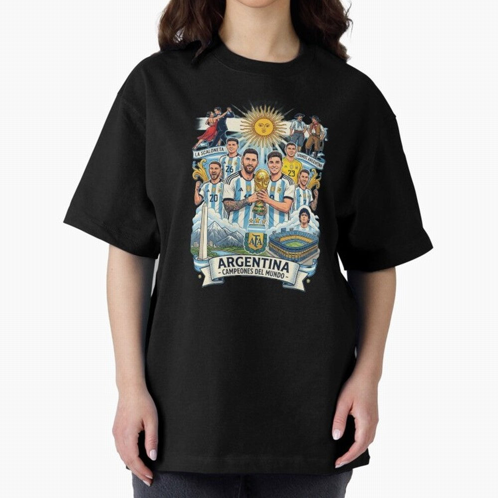 Argentina 2026 ¨C Copa Mundial Spirit Classic T-Shirt Fuel the FIFA World Cup 2026 Journey through Messi, Neymar and Mbappe Highlights, Spain Pride, Game Day Rituals, Football Legends, Country Pride and the Road to the Final; Built for Supporters