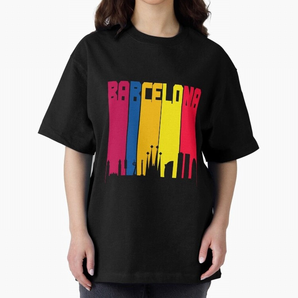 Barcelona Skyline BCN Catalunya Classic T-Shirt Show Your Love for FIFA World Cup 2026 Group Stage for Fans of Messi, CR7 and Mbappe and England, France and Netherlands, Bringing Classic Soccer Heritage, Championship Pressure, Fan Loyalty and