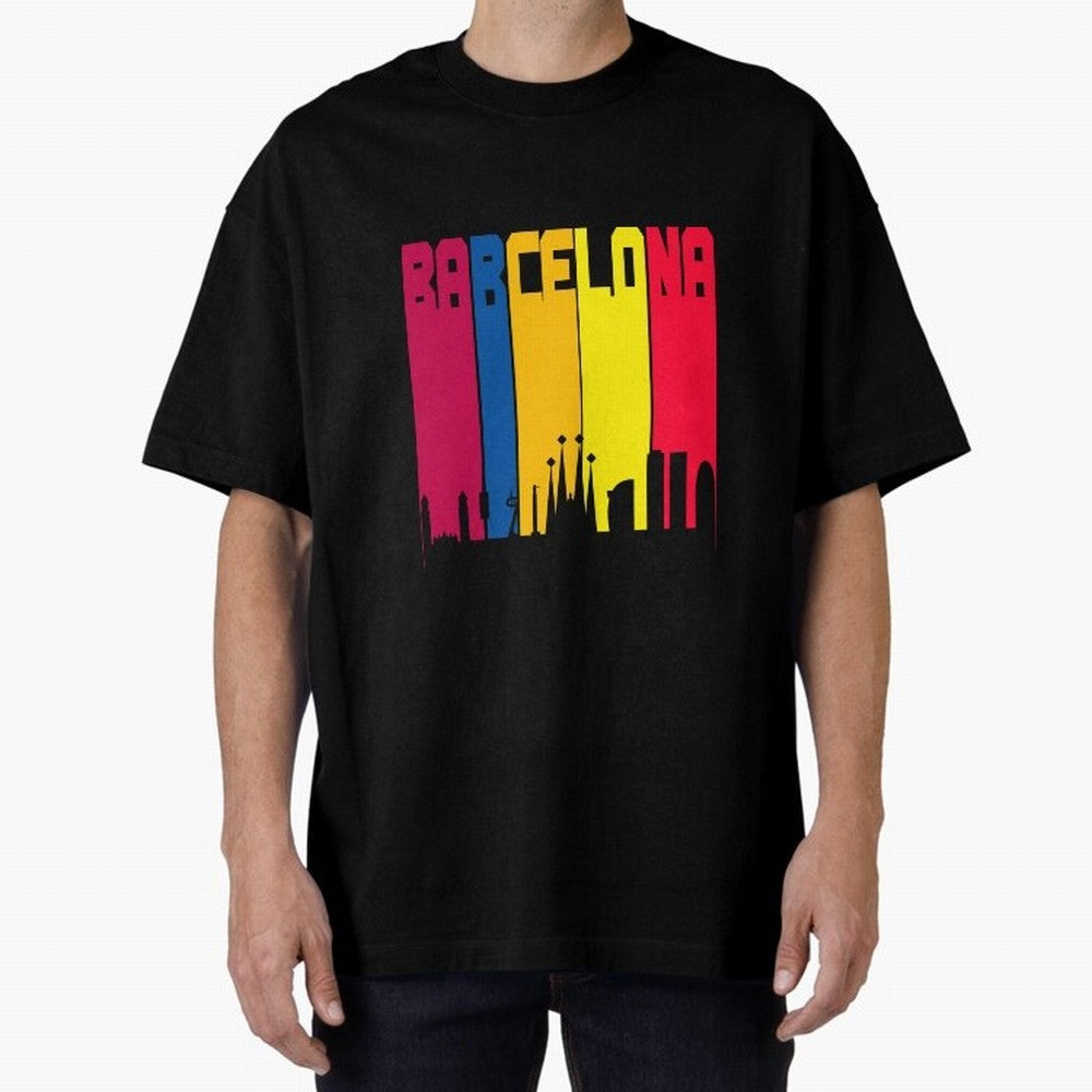 Barcelona Skyline BCN Catalunya Classic T-Shirt Show Your Love for FIFA World Cup 2026 Group Stage for Fans of Messi, CR7 and Mbappe and England, France and Netherlands, Bringing Classic Soccer Heritage, Championship Pressure, Fan Loyalty and