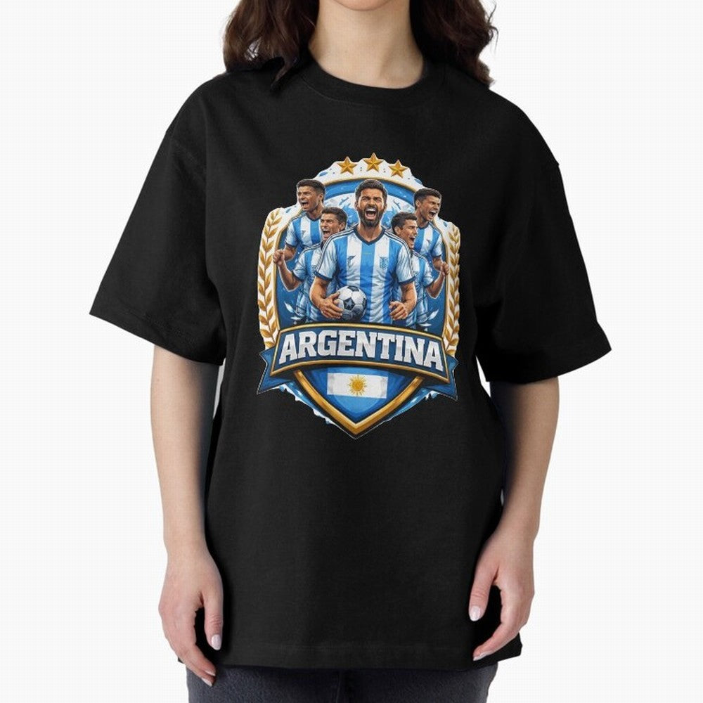 Argentina Football Pride- Albiceleste Soccer Classic T-Shirt Make Game Day About FIFA World Cup 2026 for Fans of Messi and England, Bringing Fan Favorite Moments, National Team Passion, Big Match Drama and Soccer History; Perfect for Fans,