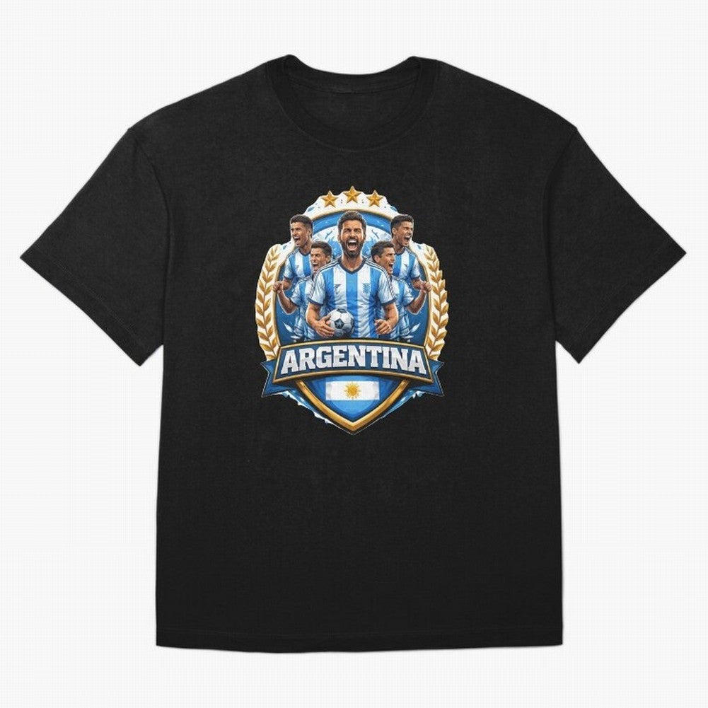 Argentina Football Pride- Albiceleste Soccer Classic T-Shirt Make Game Day About FIFA World Cup 2026 for Fans of Messi and England, Bringing Fan Favorite Moments, National Team Passion, Big Match Drama and Soccer History; Perfect for Fans,