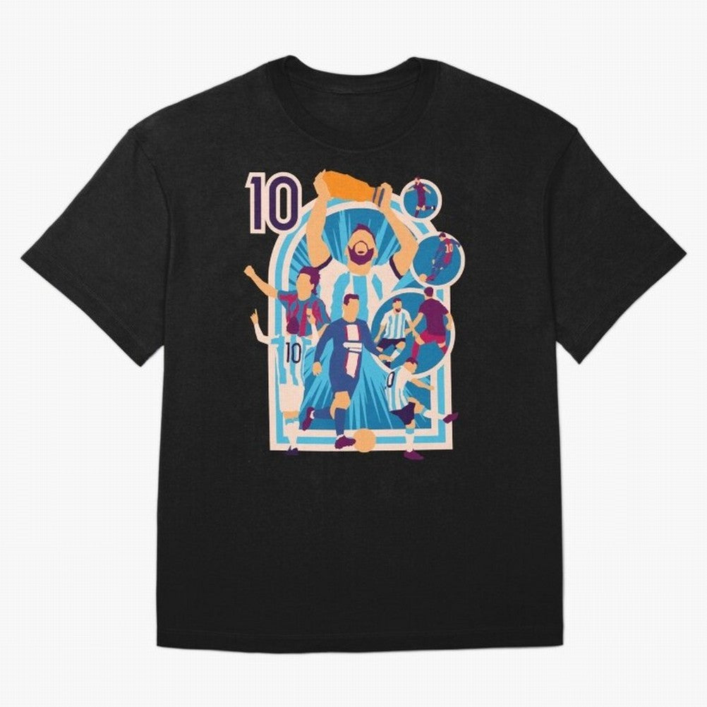 Messi - The Goat Classic T-Shirt Share FIFA World Cup 2026 Group Stage Inspired by Mbappe, Brazil, Portugal and Argentina Energy, Football Passion, Legendary Performances, Festival Vibes and Supporter Community; Created for Match Day Parties,