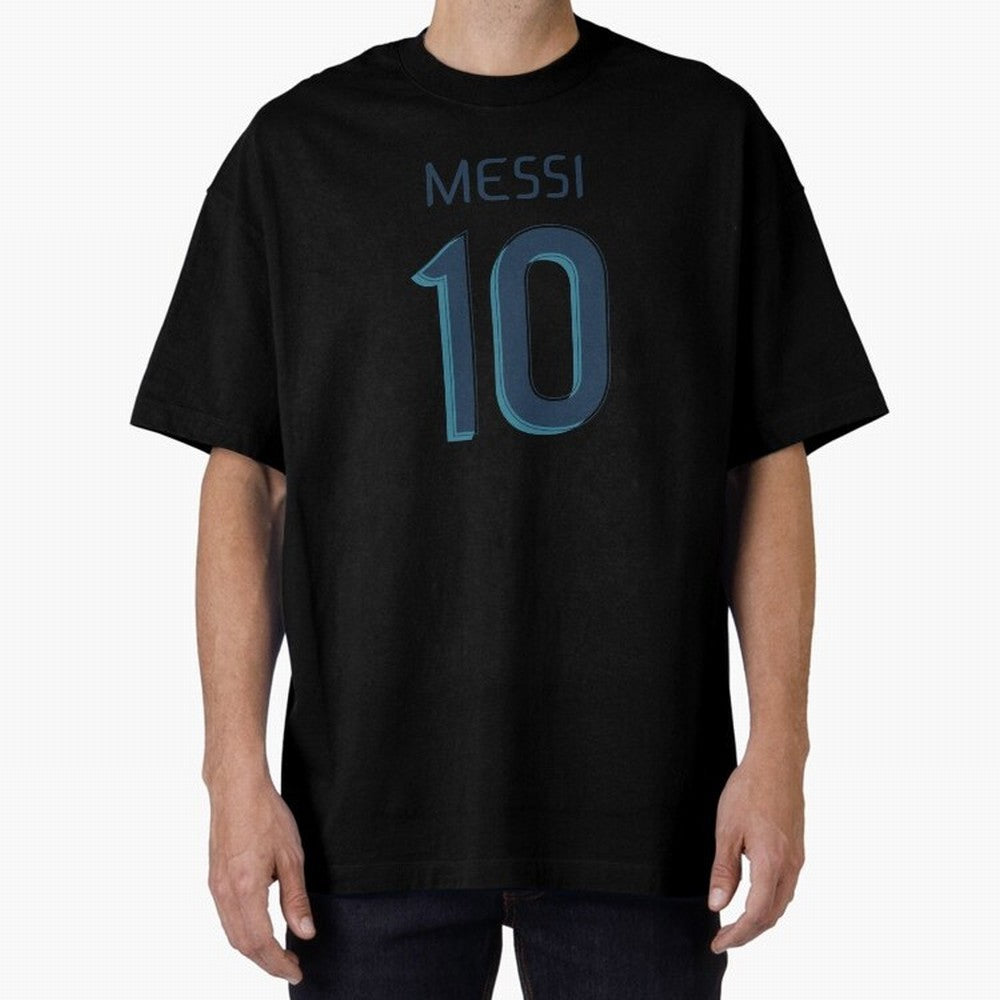 Messi 10 Oversized T-Shirt Feel the Roar of FIFA World Cup 2026 USA Canada Mexico Spirit, Connected to England, France and Netherlands, Cristiano Ronaldo, Match Day Excitement, Supporter Culture, Golden Goals and Global Football Passion; Perfect