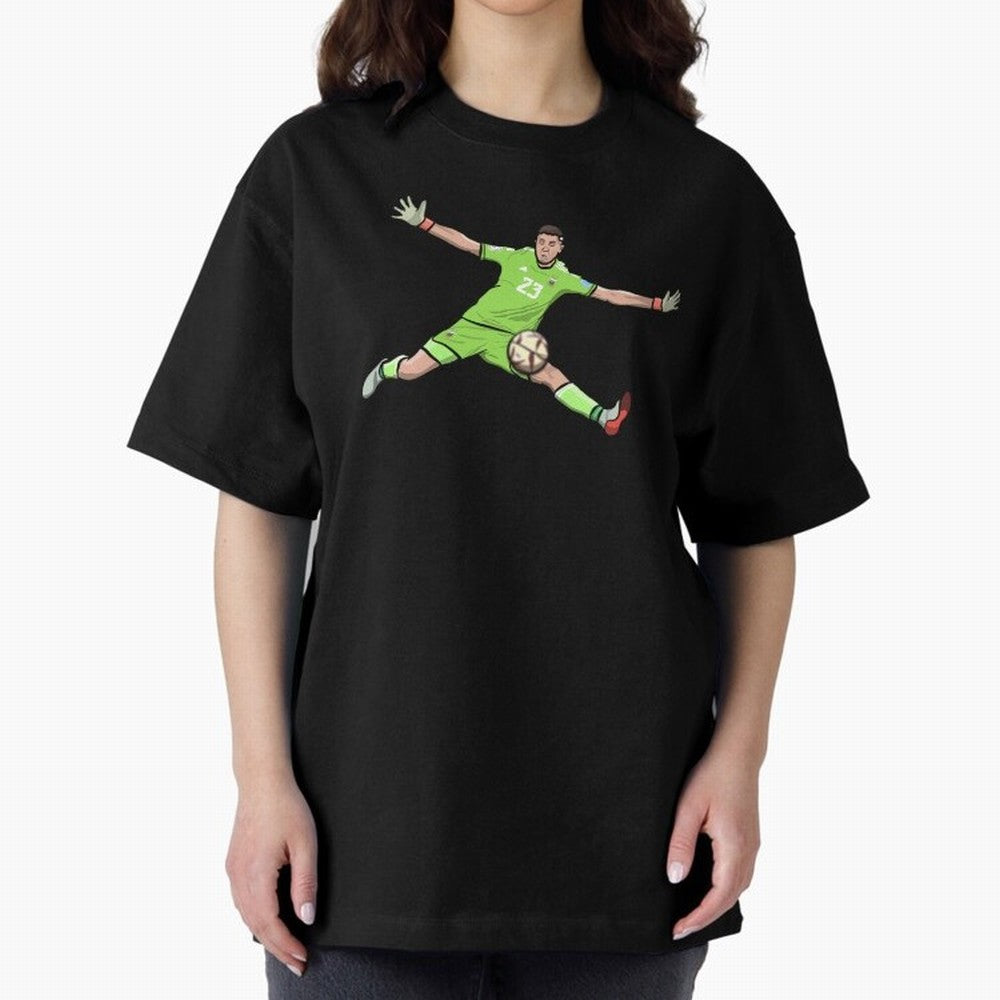 Emi 'Dibu' Martinez, the Heroic Save! Classic T-Shirt Bring World Football Passion into Match Day Hype around FIFA World Cup 2026, Mbappe and Neymar, Spain, Game Day Rituals, Football Legends, Country Pride and the Road to the Final; Made for Die