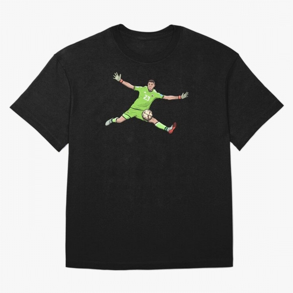 Emi 'Dibu' Martinez, the Heroic Save! Classic T-Shirt Bring World Football Passion into Match Day Hype around FIFA World Cup 2026, Mbappe and Neymar, Spain, Game Day Rituals, Football Legends, Country Pride and the Road to the Final; Made for Die