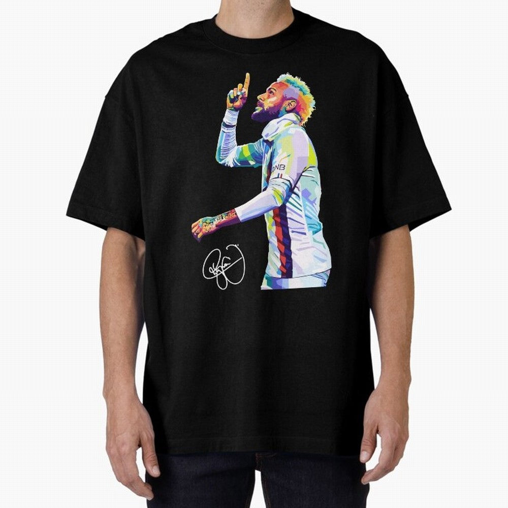 Neymar Jr Football Wpap Pop Art Classic T-Shirt Bring the FIFA World Cup 2026 USA Canada Mexico Journey through Messi, Neymar and Mbappe Highlights, Spain and Netherlands Pride, Global Supporter Spirit, Legendary Goals, National Colors and