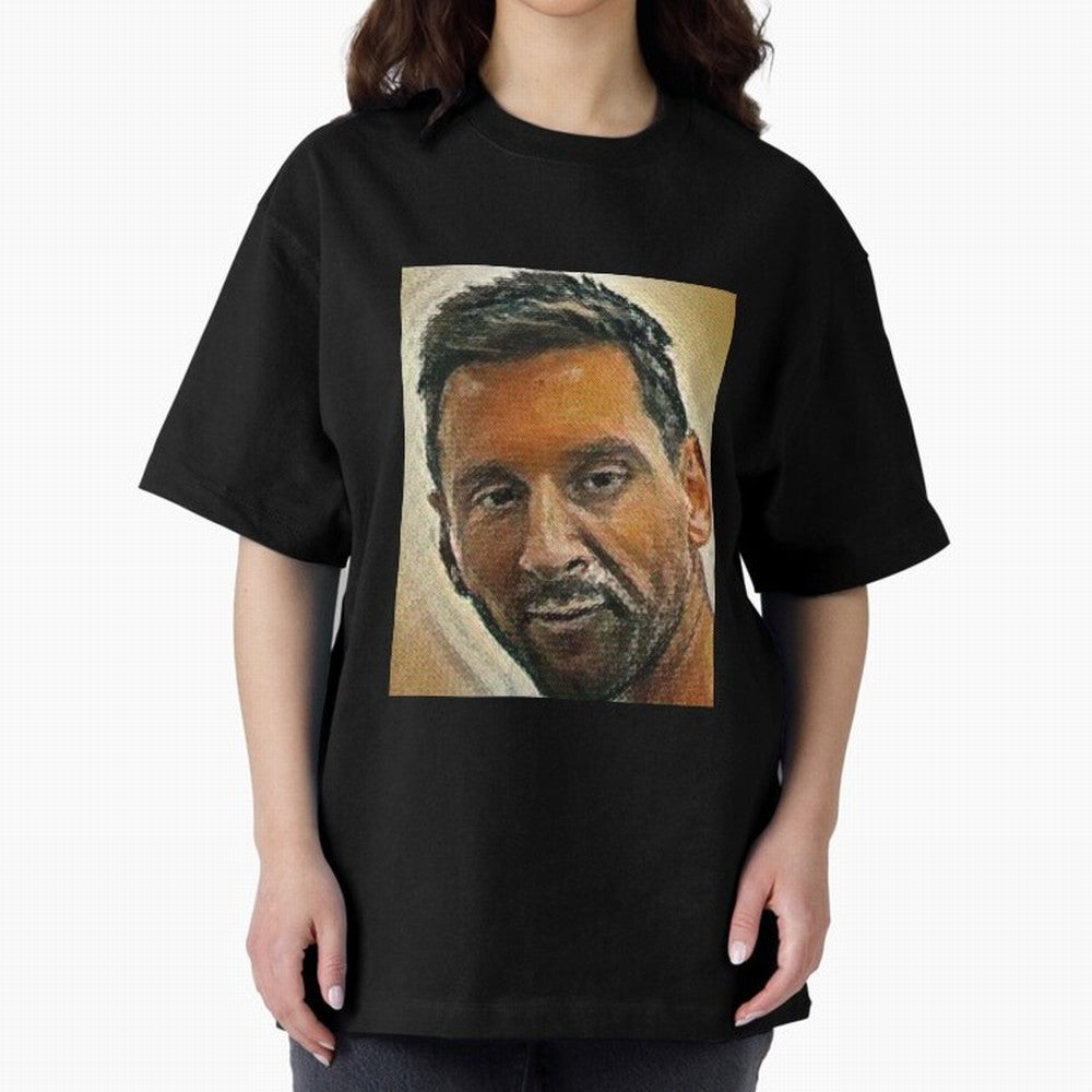 Messi Oversized T-Shirt Capture Stadium Memories from FIFA World Cup 2026 Spirit, Featuring France, Cristiano Ronaldo, Haaland and CR7, Stadium Chants, National Pride, Trophy Dreams and Unforgettable Football Memories; Ideal for Football Dads,