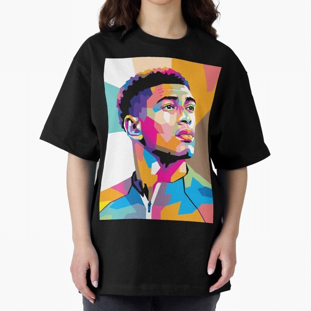Jude Bellingham in WPAP Style Classic T-Shirt Enjoy the Biggest Football Party of FIFA World Cup 2026 Group Stage Featuring Messi, Neymar and Mbappe, England, France and Netherlands Energy, Match Day Excitement, Supporter Culture, Golden Goals and