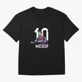Leo Messi Oversized T-Shirt Mark FIFA World Cup 2026 Spirit, Capturing England, France and Netherlands, Mbappe, Sports Nostalgia, International Competition, Famous Players and Unforgettable Victories; Great for Watch Parties, Sports Bars, Family