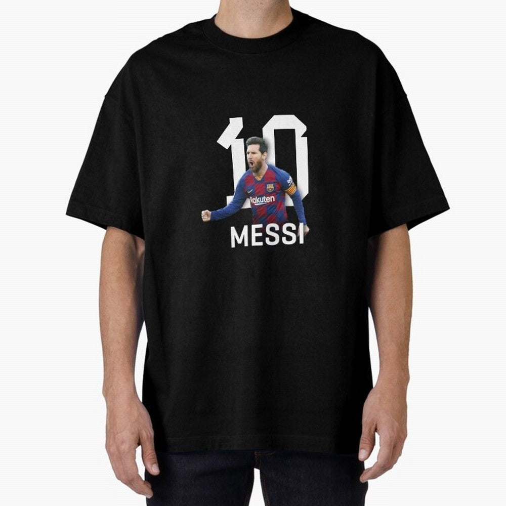 Leo Messi Oversized T-Shirt Mark FIFA World Cup 2026 Spirit, Capturing England, France and Netherlands, Mbappe, Sports Nostalgia, International Competition, Famous Players and Unforgettable Victories; Great for Watch Parties, Sports Bars, Family