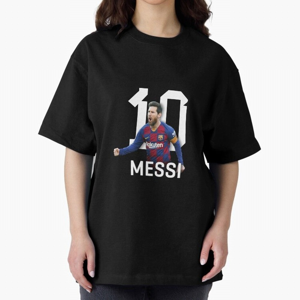 Leo Messi Oversized T-Shirt Mark FIFA World Cup 2026 Spirit, Capturing England, France and Netherlands, Mbappe, Sports Nostalgia, International Competition, Famous Players and Unforgettable Victories; Great for Watch Parties, Sports Bars, Family