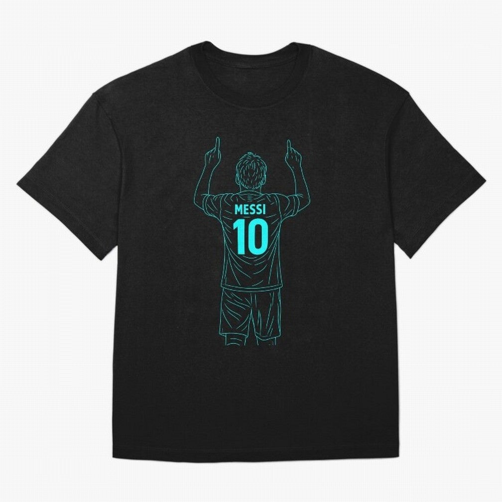Messi Iconic Celebration Oversized T-Shirt Support Iconic Players in FIFA World Cup 2026 Group Stage Spirit, Inspired by Spain, Messi, Neymar and Mbappe, Supporter Pride, Iconic Celebrations, Legendary Names and Global Match Day Energy; Made for