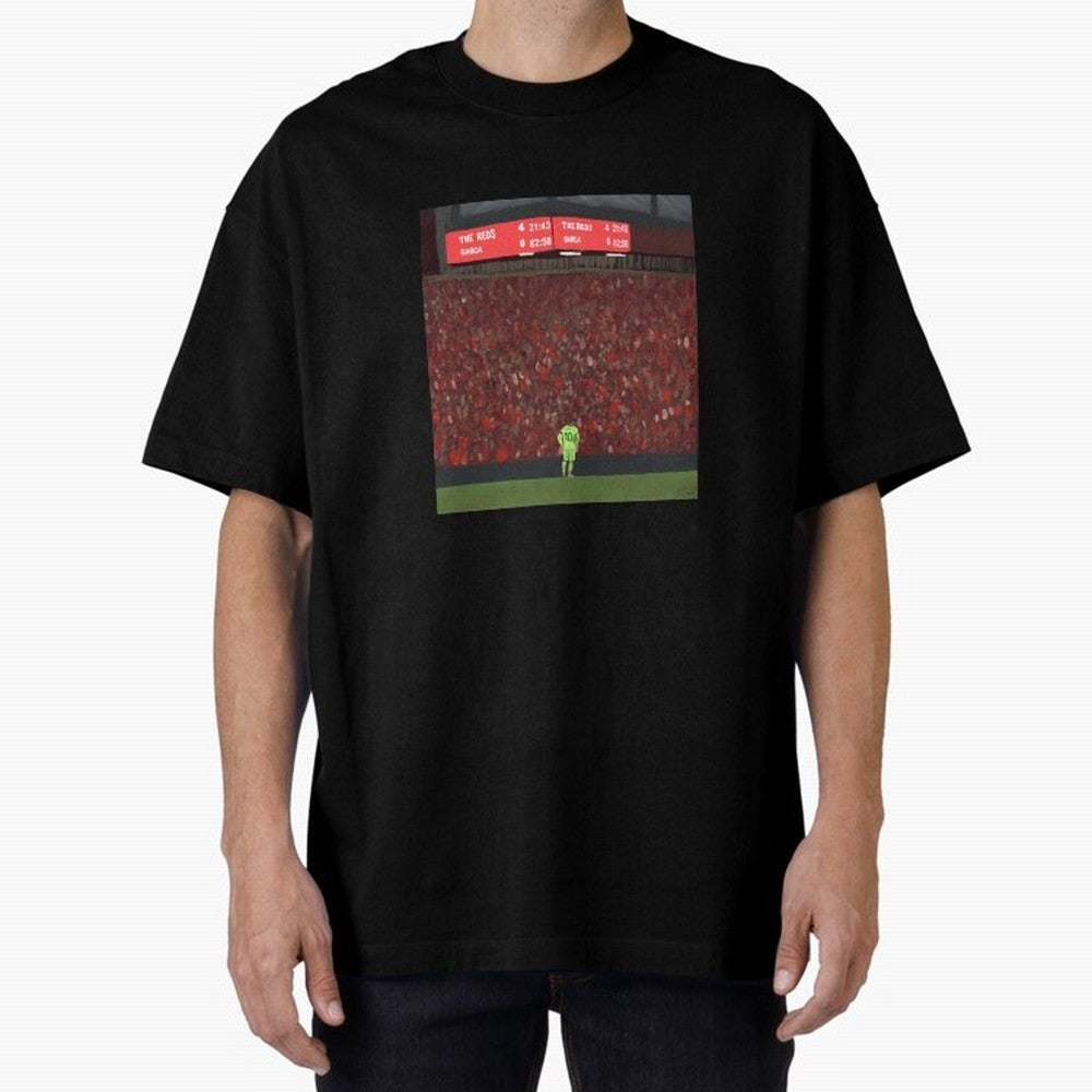 Liverpool 4-0 Barcelona painting Classic T-Shirt Discover Match Day Hype around FIFA World Cup 2026 USA Canada Mexico, CR7, England, Stadium Chants, National Pride, Trophy Dreams and Unforgettable Football Memories; Ideal for Football Dads,