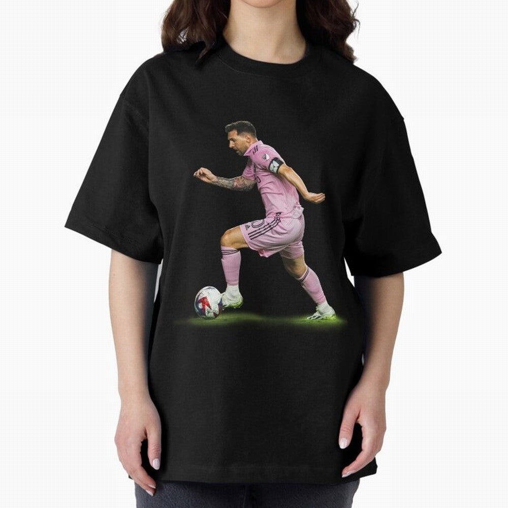 Messi Inter Miami Soccer Art ¨C Football Legend in Pink Jersey Classic T-Shirt Live the Energy of the FIFA World Cup 2026 Journey through Messi, CR7 and Mbappe Highlights, Argentina, France and Brazil Pride, Football Festival Excitement, Trophy
