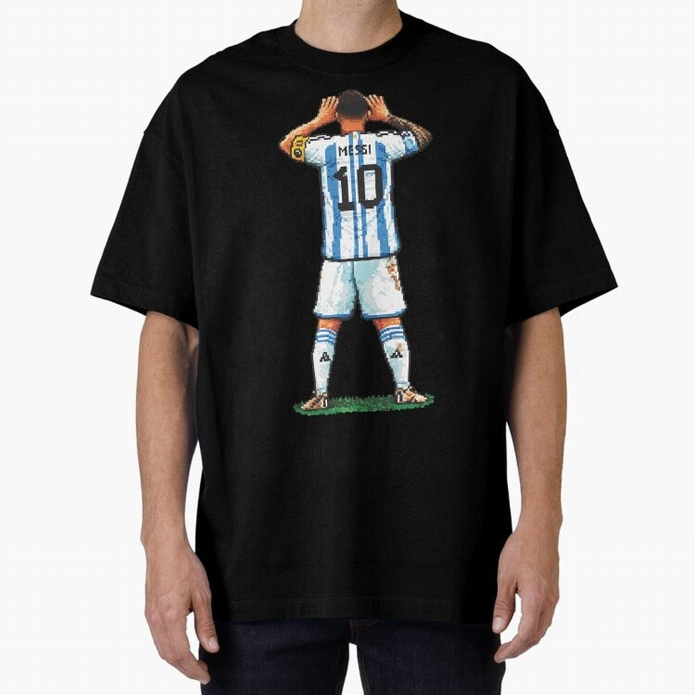 Pixelated Messi Topo Gigio Classic T-Shirt Keep Football History Alive during Global Football Passion for FIFA World Cup 2026 Group Stage, Built around Messi, Neymar and Mbappe, Netherlands, Supporter Pride, Iconic Celebrations, Legendary Names and