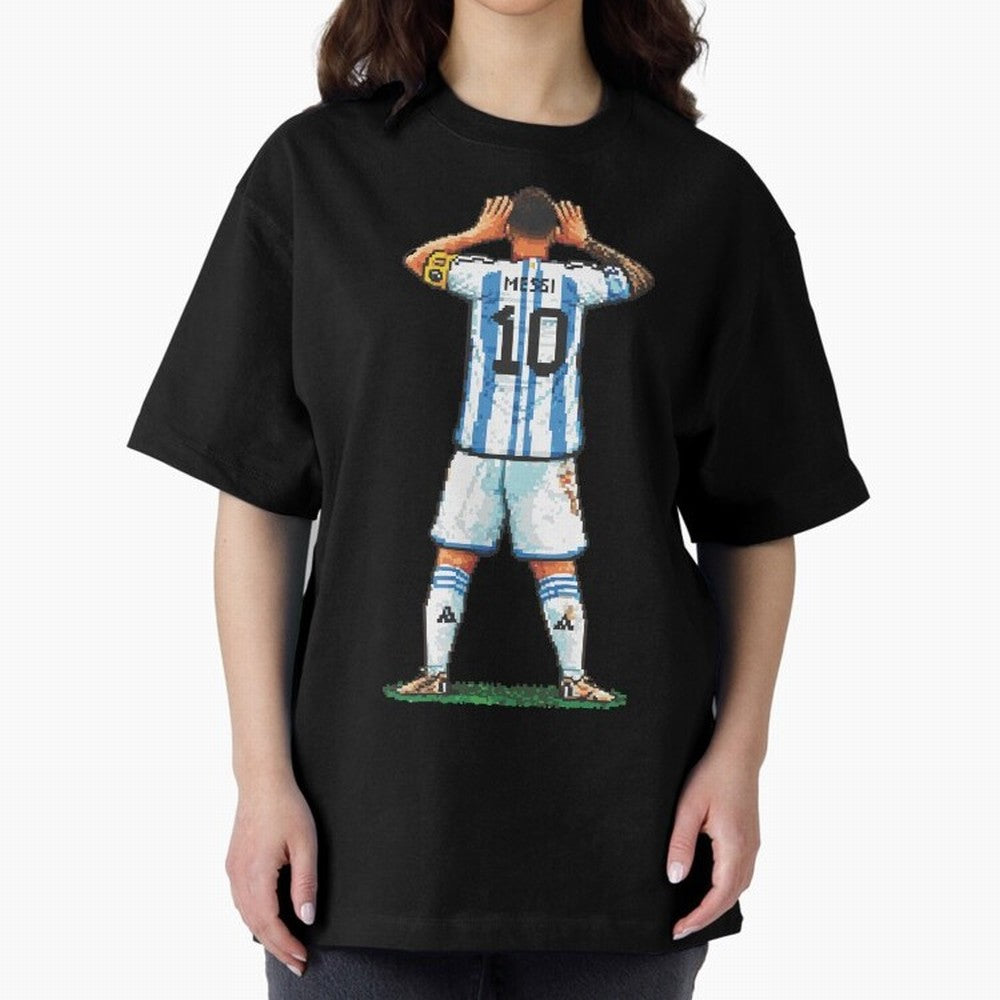 Pixelated Messi Topo Gigio Classic T-Shirt Keep Football History Alive during Global Football Passion for FIFA World Cup 2026 Group Stage, Built around Messi, Neymar and Mbappe, Netherlands, Supporter Pride, Iconic Celebrations, Legendary Names and