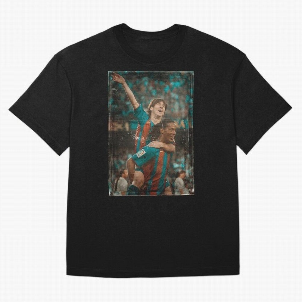 Messi and Ronaldinho Celebration Classic T-Shirt Celebrate Classic Football Spirit in FIFA World Cup 2026 for Fans of CR7 and England and Germany, Bringing Stadium Memories, Football Loyalty, International Chants and Championship Tradition; Made