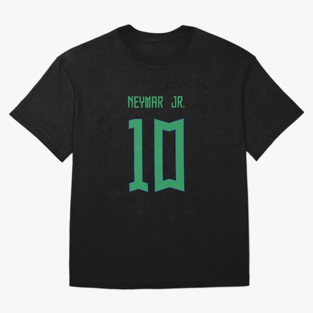 Neymar Jr Brazil Home Jersey 2023 Classic T-Shirt Join Supporters Worldwide for Match Day Hype around FIFA World Cup 2026 USA Canada Mexico, Mbappe, Argentina and Brazil, Classic Soccer Heritage, Championship Pressure, Fan Loyalty and International